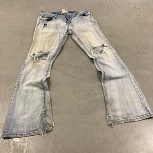 Y2K thrashed low rise OP bootcut Jeans 31x31